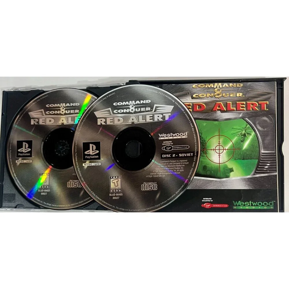 Gran Turismo 3‎ & Command & Conquer Red Alert PlayStation Games